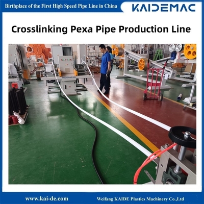 Máy sản xuất ống PEX liên kết chéo peroxide dây chuyền ép ống kép