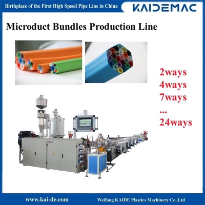 80m/min 120m/min Microduct Bundles Production Line PLC Control