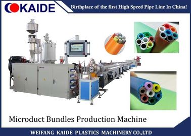 PE Microduct Bundles Dây chuyền ép đùn / Máy sản xuất vỏ bọc cho ống lõi silicon HDPE