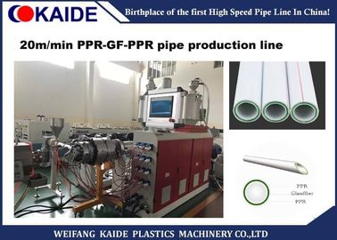 Dây chuyền sản xuất ống PPR cốt sợi thủy tinh 20m / phút với cường độ chống nén cao